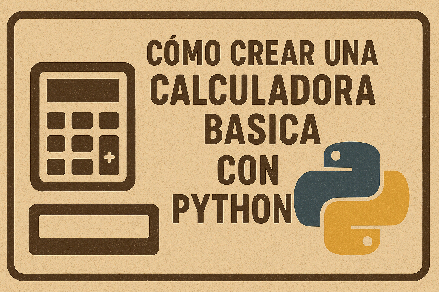 Cómo crear una calculadora básica con Python